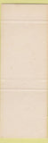 Matchbook Cover Monticello Hotel Charlottesville VA Thomas Jefferson Silhouette