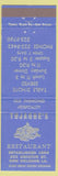 Matchbook Cover - Tujague's Restaurant New Orleans LA