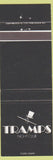 Matchbook Cover - Tramps Night Club Kelowna BC Capri Hotel
