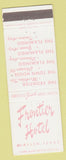 Matchbook Cover - Frontier Hotel McAllen TX WEAR