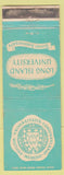 Matchbook Cover - Long Island University LI NY CREASES