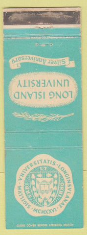 Matchbook Cover - Long Island University LI NY CREASES
