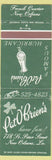 Matchbook Cover - Pat O'Brien's Bar New Orleans LA