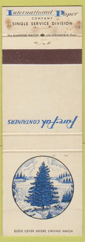 Matchbook Cover - Pure Pak Containers Bastrp LA Paper WORN