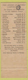 Matchbook Cover - Hotel Parsonian Parsons KS