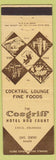 Matchbook Cover - The Cosgriff Hotel Craig Colorado