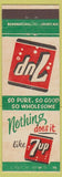 Matchbook Cover - 7up Soda
