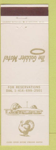 Matchbook Cover - Gobbler Motel  Turkey Johnson Creek WI