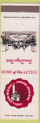 Matchbook Cover - San Diego State Aztecs CA
