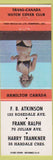 Matchbook Cover - Trans Canada Match Club Hamilton ON pinup orange band