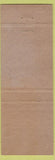 Matchbook Cover - Richmond Hotel London ON yellow