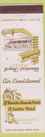 Matchbook Cover - El Rancho Grande Motel Brownsville TX