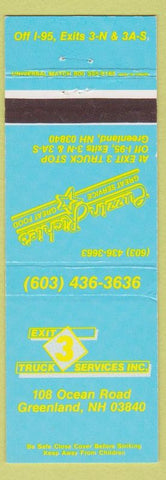 Matchbook Cover - Cuzzin Richie's Restaurant Greenland NH