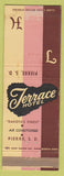 Matchbook Cover - Terrace Hotel Pierre SD WORN