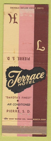 Matchbook Cover - Terrace Hotel Pierre SD WORN