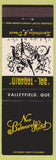 Matchbook Cover - Balmoral Hotel Valleyfield QC girlie