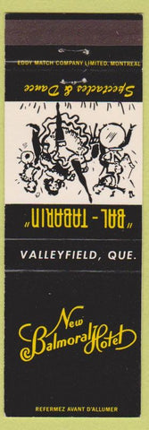 Matchbook Cover - Balmoral Hotel Valleyfield QC girlie