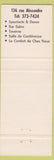 Matchbook Cover - Balmoral Hotel Valleyfield QC girlie