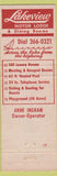 Matchbook Cover - Lakeview Motor Lodge Roanoke VA