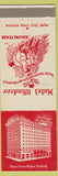 Matchbook Cover - Hotel Windsor Abilene TX cowboy