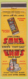 Matchbook Cover - Eno's Fruit Salt Canada Laxative WORN