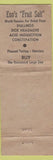 Matchbook Cover - Eno's Fruit Salt Canada Laxative WORN