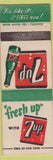 Matchbook Cover - 7up Soda Canada WEAR