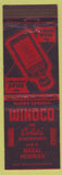 Matchbook Cover - Winoco  Macon GA for Colds Nasal