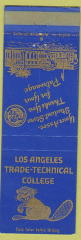 Matchbook Cover - Los Angeles Trade Technical College LA Beavers