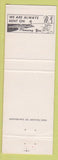 Matchbook Cover - Seal's Motel Seattle WA