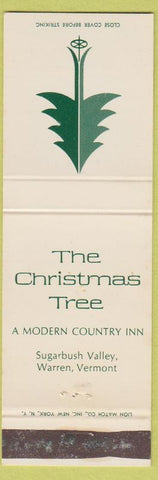 Matchbook Cover - The Christmas Tree Warren VT WEAR