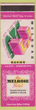 Matchbook Cover - Melrose Hotel Dalls TX