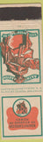 Matchbook Cover - ST Martin Winter Relief Bruxelles Brussels WEAR
