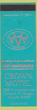 Matchbook Cover - Crown Motel Portland OR