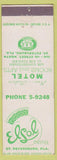 Matchbook Cover - El Sol Motel ST Petersburg FL