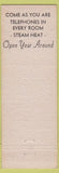 Matchbook Cover - Riverside Hotel Motel Grand Rapids MN