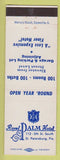 Matchbook Cover - Royal Palm Hotel ST Petersburg FL