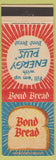 Matchbook Cover - Bond Bread Energy Plus WEAR