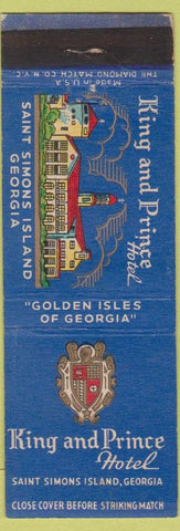Matchbook Cover - King and Prince Hotel Saint Simons Island GA