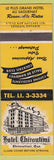Matchbook Cover - Hotel Chicoutimi QC
