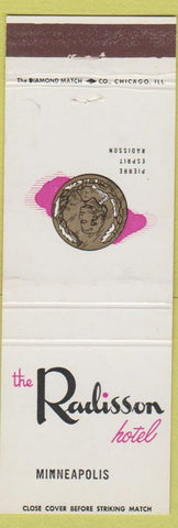 Matchbook Cover - Radisson Hotel Minneapolis MN