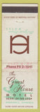 Matchbook Cover - Guest House Motel Minneapolis MN WORN