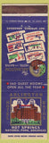 Matchbook Cover - Arlington Hotel Hot Springs National Park AR