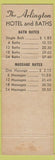 Matchbook Cover - Arlington Hotel Hot Springs National Park AR