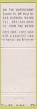 Matchbook Cover - Golden Anchor Inn Bar Harbor ME WORN
