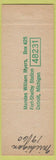 Matchbook Cover - Governor Connor Democrat MI? 1960