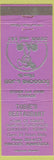 Matchbook Cover - Tobie's Restaurant Hinckley MN