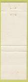 Matchbook Cover - Tobie's Restaurant Hinckley MN