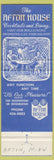 Matchbook Cover - Afton House Afton MN WORN