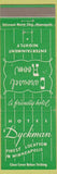 Matchbook Cover - Hotel Dyckman Minneapolis MN Carousel Room